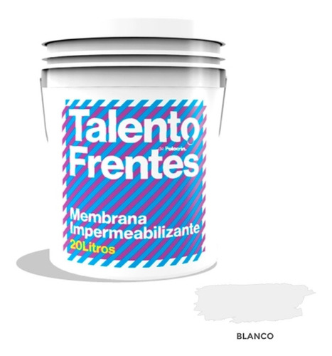 Membrana Polacrin Frentes Muros 25k Talento Impermeable 20 L