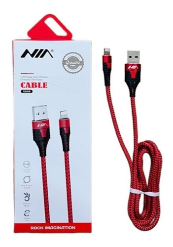 Cable De Carga Y Datos iPhone Cordon Nia Xa-018