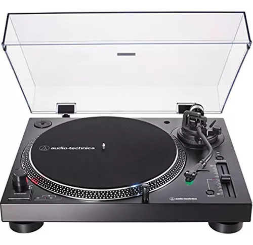 Tocadiscos Usb Con Accionamiento Directo Negro