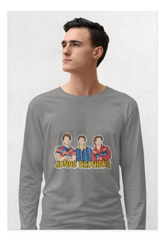 Polera Larga Jonas Brothers Banda Cantantes Estampado