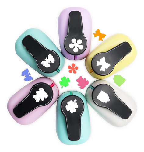 Craft Hole Punch Set 6 Pcs, Puntos De Papel De 5/8 Pulgadas