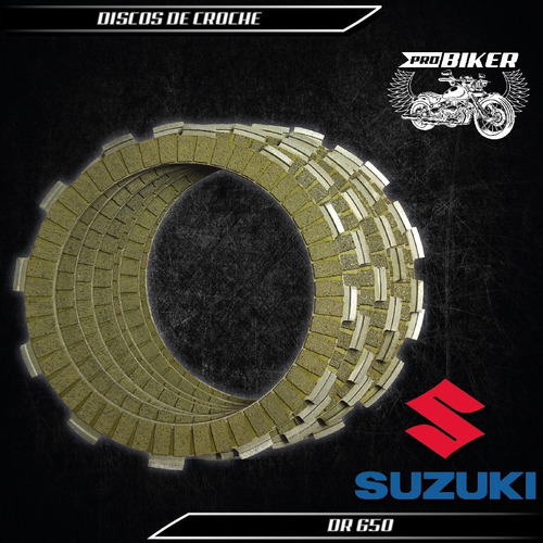 Discos De Croche Suzuki Dr 650 