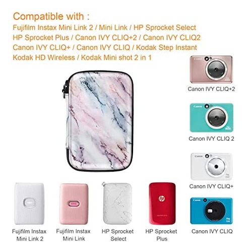 Imagen 2 de 9 de Fintie Estuche Para Impresora Fujifilm Instax Mini Link 2, I