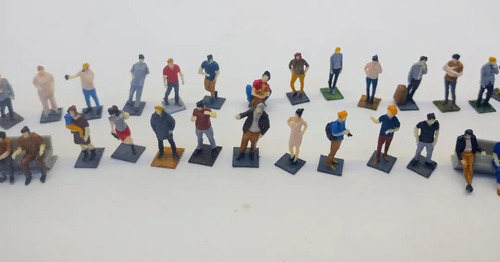 Figuras Escala 1/64 Pintados X20 Miniatura. Maquetas. Impr3d