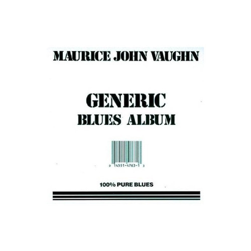 Vaughn Maurice John Generic Blues Album Usa Import Cd Nuevo