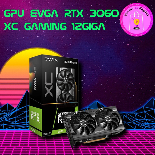 Imagen 2 de 2 de Tarjeta Video Evga Xc Rtx 3060 12gb