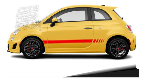 Calco Fiat 500 2021 Decoración Mute Juego
