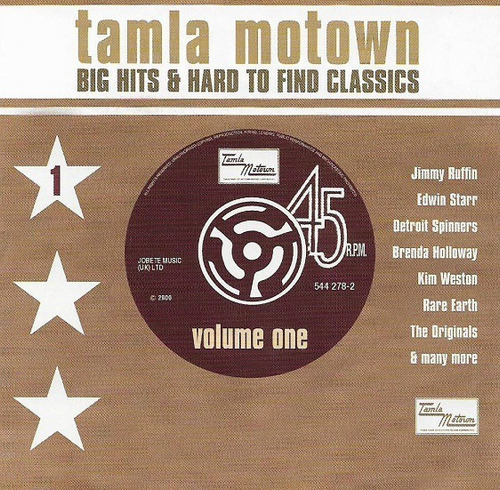 Cd  Tamla Motown    Big Hits 1   Edwin Starr, Rare Earth, 