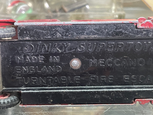 1;43 Dinky Supertoys No.956 Fire Escape Bedford 1959 Meccan (Usado)