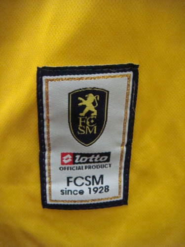Camisa Futebol Sochaux Montbeliare França Lotto Jogo 2411