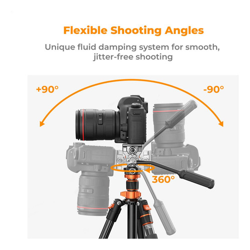 Tripode K&f Concept Kf09.136 - K234a7+fh-03