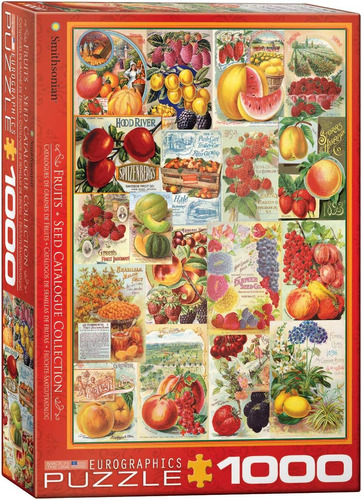 Eurographics Fruits Smithsonian Seed Catalogs (1000 Piezas) 