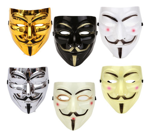 Película Vendetta Hacker For Guy Anonymous V Mask Cospla