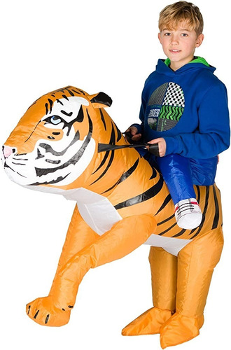 Realista Disfraz De Tigre Niño Didacta Juego Tipo Montessori