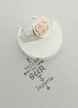 Comprar Anillo Plata Y Oro Nutricionista (trébol) Profesión-oficio