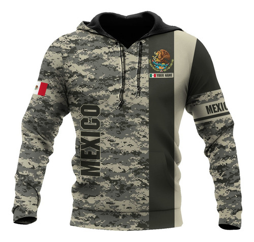 Ty Sudadera Con Capucha T21 Unisex Con Estampado Camuflado