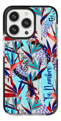 Funda Para iPhone Magsafe Flores Para Mujer Tu Nombre