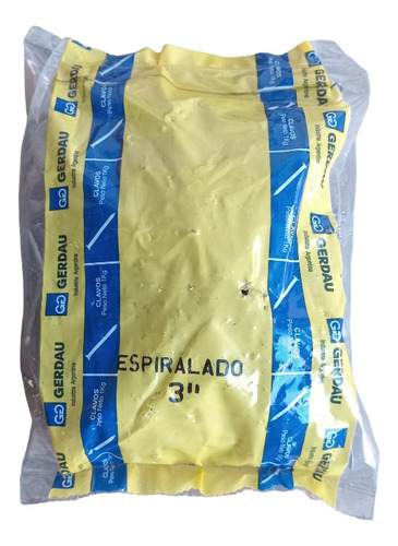 Clavos Espiralados 3 Pulgadas Gerdau ×1kg