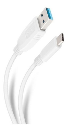 Cable Usb A Usb Tipo C 2metros Fullconfig Blanco Steren