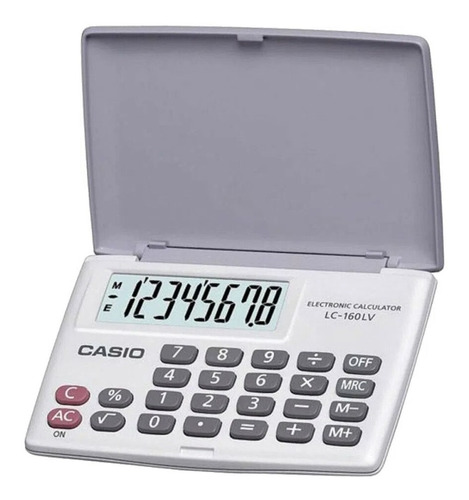 Calculadora Básica De Bolsillo Casio Lc-160lv Febo