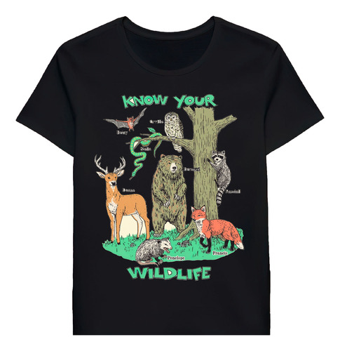 Remera Know Your Wildlife 56380300