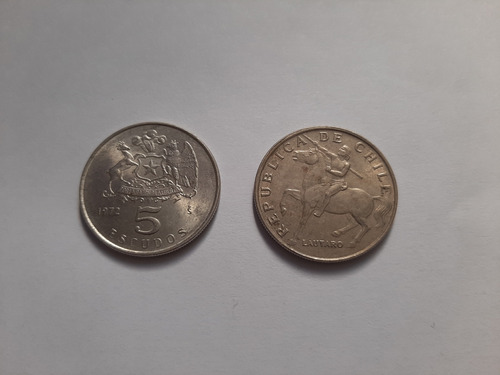 Monedas 5 Escudos (1971-1972) - Chile