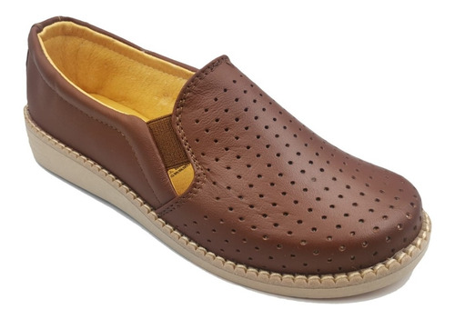 Zapato Cómodo Dama Pie Diabético O Delicado, Piel Mc445 R