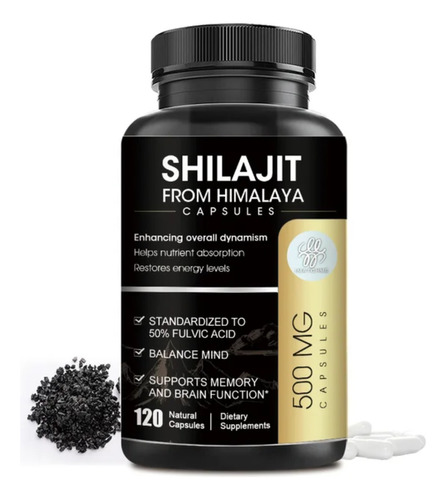 Mumiyo Puro Del Himalaya De Ácido Fulvic Natural Shilajit !