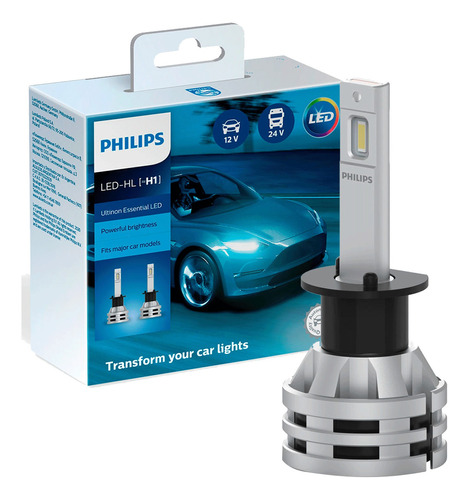 Kit Led Philips Ultinon H1 Luces Auto 6500 K Iluminan