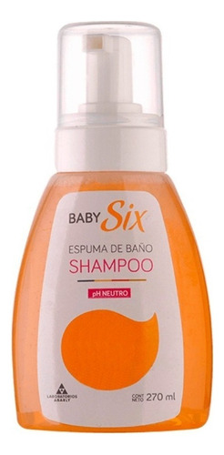  Baby Six® Espuma De Baño Shampoo 270 Ml