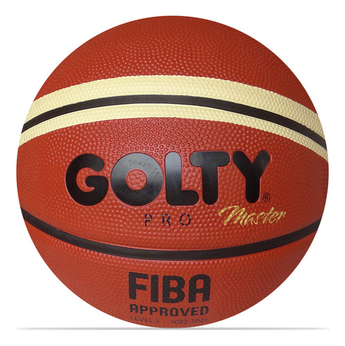 Balon Golty Pro Fiba Basket Master No.7-naranja