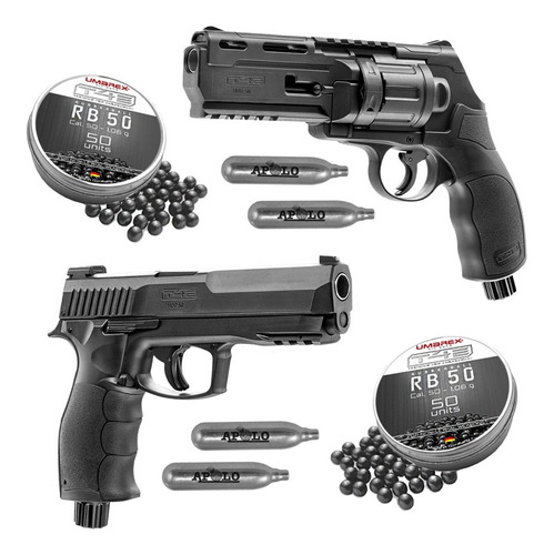 Imagen 1 de 10 de Pistola Revolver Umarex Hdr Hdp .50 Co2