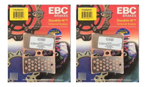 Balatas Del Ebc Hh R6 99 02 R6s 03 09 R1 02 03 Fz07 Fz09