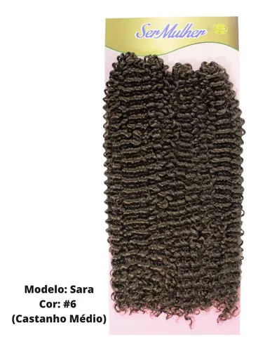 Cabelo Cacheado Crochet Ser Mulher Sara 50cm 340g