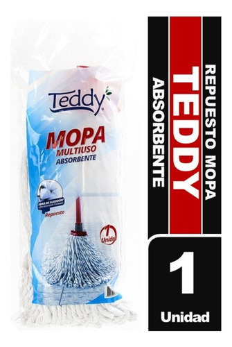Repuesto De Mopa Redonda Algodón Teddy