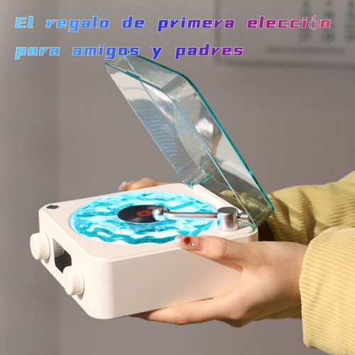 Bluetooth Reproductor De Vinilos Tornamesa Toca Discos Vinil