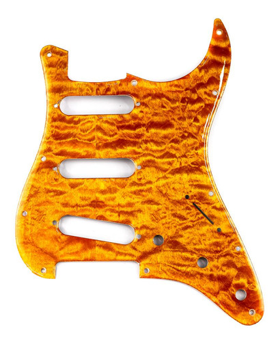 Escudo Para Guitarra Am Strat Sss Amarelo Spirit 100-yq