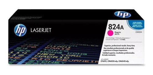 Toner Hp Cb383a Magenta Original 824a Cp6015 6030 6040