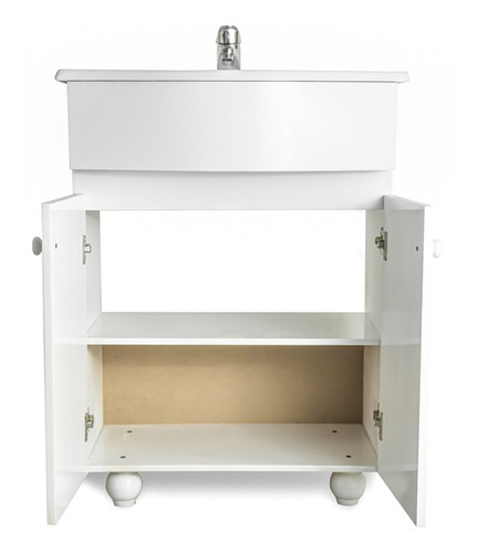 Imagen 6 de 8 de Vanitory Laqueado Clasico 60cm (mueble Solo) Envio Gratis