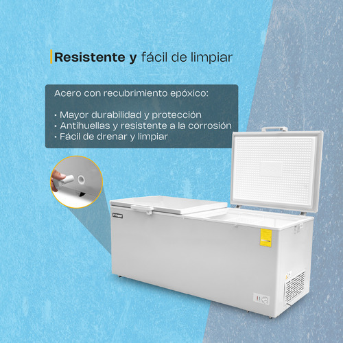 Congelador Horizonta Congeco-24x Rhino Color Blanco