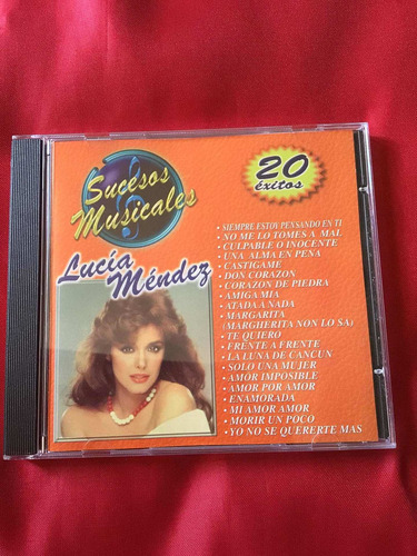 Lucia Mendez Cd Sucesos Musicales/excelente Condicion