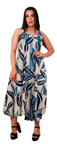 Vestido azul turquesa plus cheap size