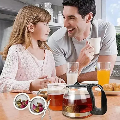 Cafetera De Bolas De Té De Malla De Acero Inoxidable 304, 7