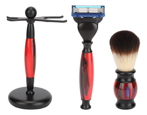 Juego De Brochas De Afeitar Para Barba, 3 Piezas, Manual, Li