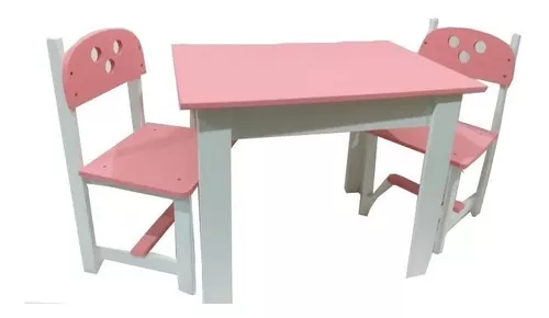 MAMIZO Mesa Infantil con 2 sillas, Grupo de Mesa Infantil en Altura  Ajustable, Muebles de plástico