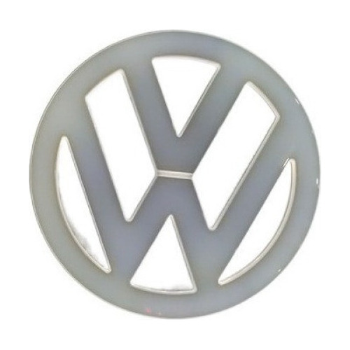 Logotipo Luminoso 4d Luz Led Para Volkswagen Diámetro 11 Cma