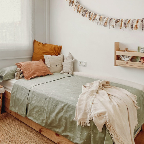 Imagen 3 de 3 de Cama Con Nido Madera Natural 80 X 190 Ref: Bose Con Nido