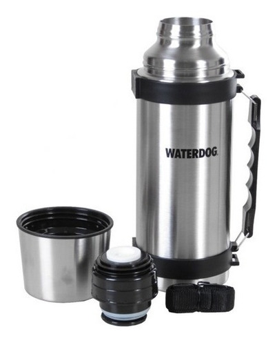 Termo Waterdog 1000ml (1 Litro) Acero Inoxidable Con Manija