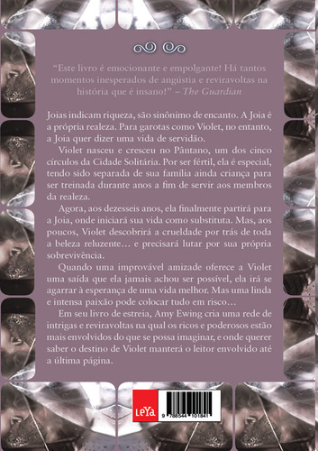 A Joia De Ewing Amy A Cidade Solitária Vol. 1. Editorial Casa Dos Mundos Produção Editorial E Games Ltda Capa Mole En Português Ano 2015