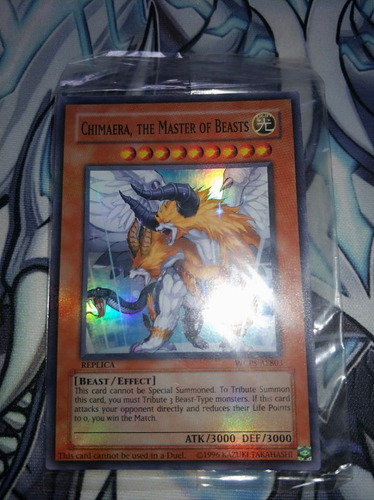  Chimaera , The Master Of Beasts Super - Yugioh Prize Card